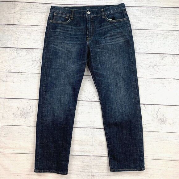 Gap Jeans 38 X 30 Classic Straight 329 Dark Wash Men's 30" Inseam - Picture 1 of 12